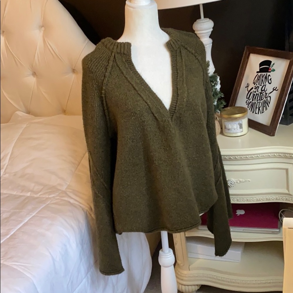 Free People Bell Sleeve Sweater